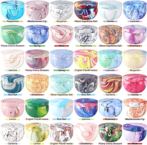 YOROXRG 36 Pack Scented Candles,Soy Wax Travel Tin Jar Candles,Aromatherapy Candles for Home 2.5 OZ Scented Candles for Mom for Christmas Candles, Birthday, Thanksgiving, Mother's Day,Valentine'sDay - Image 2