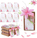 50PCS Handmade Soap Wedding Favor Natural Eucalyptus Handmade Soaps Soap Thank You Gifts Bridal Shower Favors Soaps for Baby Shower Party Spring Garden Decorations (pink boxs) by WxzumgPARTYFAVORS