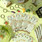 145 Pieces Locally Grown Baby Shower Gifts for Guest Farmers Market Baby On the Way Ballpoint Pens and Keychains Favors Bulk Retractable Baby Shower Pens Gender Reveal Greeting Cards Souvenirs Prizes - Image 4