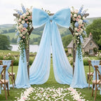 39x70 Inch Extra Large Blue Bow Decorations, Giant Tulle Bow for Boy Baby Shower, Big Decor for Wedding Ceremony Arch, Kids Birthday Party Backdrop Room Wall Hanging (Blue) - Image 6