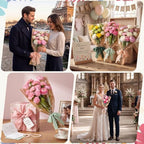 Gilprop 63 Pcs Flower Bar Bouquet Kit, Multicolor, Kraft Paper, Plastic - Image 5