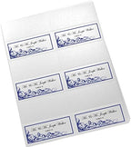 Scribble Vintage Swirl Printable Place Cards, Navy, Set of 150 (25 Sheets) - Image 4