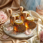 IIKUM 40 Pack Glass Honey Jars, 1.5 oz Honey Pot with Baby Shower Sash, Lids, Dippers, Bee Pendants, Gift Bags, Cards, Jute and Stickers-Ideal Honey Jars Set for Baby Shower, Wedding and Party Favors - Image 3