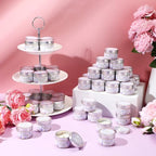 Threlaco 50 Pcs Baby Shower Candles, Party Favors, Flower and Butterfly - Image 4