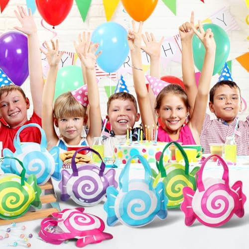 Sweetude 36 Pcs Candy Donut Bag for Party Favor Candyland Bags, Candy - Image 5
