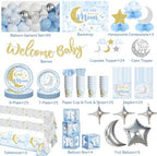 Over The Moon Baby Shower Decorations, All-in-One Set for 25 Guests - Image 2