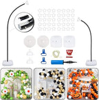 Half Balloon Arch Stand Kit for Floor fit Wedding, Birthday Party, Black by OurWarm