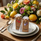 Ecation 120 Pack Ladybug Keychain Favors with Kraft Cards Organza Bags - Image 6