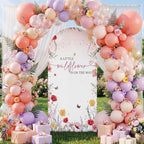 Hunnmingre a Little Wildflower is on the Way Baby Shower Arch Cover Decor - Image 5