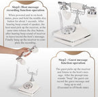 UKBW Audio Guest Book Wedding Phone, Audio Phone Guestbook, Vintage Retro Style Audio Guest Book Phone for Wedding, Birthday Party, Anniversary and Other Special Occasions(White) - Image 4