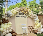 Happy Bee Days Celebration Beige Solid Arch Backdrop Stand Covers Sweet Bees Yellow Party Decorations 2.5x6ft Arches Backdrop Fabric Cover Supplies Kids Baby Shower Decors - Image 4