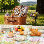 Ceenna 452 Pcs Easter Party Supplies for 50 Guest, Pastel Easter Bunny Paper Plates Napkins Cups Tablecloth Cutlery Straw Disposable Tableware for Rabbit Baby Shower Wedding Birthday Party Decoration - Image 5