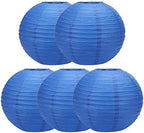 Balagan Chinese Japanese Paper Lanterns 16-Inch 5 Packs (Blue, 16 inch) BLG-220503 0 by Unknown