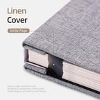 Vienrose Photo Album Self Adhesive 4x6 5x7 3x5 8x10 Scrapbook Album DIY Scrap Book with Metallic Pen 120 Pages Grey - Image 5