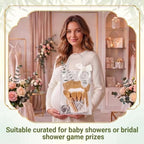 81Pcs Baby Shower Prizes for Game Winners，6 Sets Cheese Board (Bodysuit) - Image 5