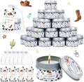 50Set Baby Shower Candle Party Favors Western Cowboy Lavender Scented Candles Bulk Favors for Guests Girl Boy Baby Shower Gender Reveal Party Gifts (Cowboy) by VZCBZC