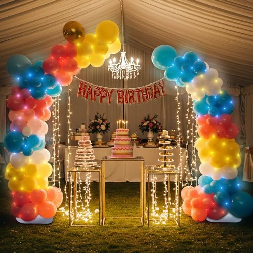 LED Balloon Arch Stand with Base 9.35FT/6FT Balloon Arch Frame for Party - Image 4