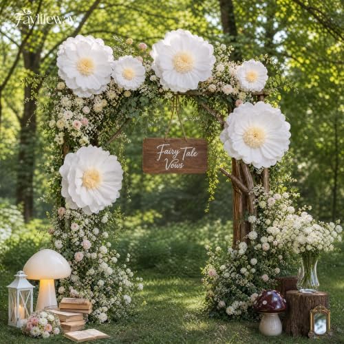 Faylifeway Giant Paper Fowers Decorations for Wall Wedding Home Backdrop - Image 3