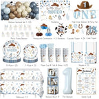 Cocomigo My First Rodeo Birthday Decorations Boy Set, Serves 25 Guests - Image 2