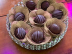 Handmade Fabric Truffle Cups | Truffle Liners | Truffle Wrappers | Fominhas | Candy cups | Forminhas de Brigadeiro | candy liners - Pack of 20 - Truffilio (Fabric, Camellia Gold) - Image 7