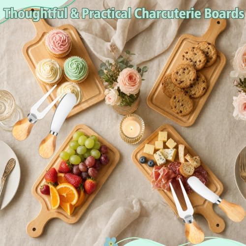 6 Sets Baby Shower Prizes for Game Winners Mini Charcuterie Boards Set - Image 4