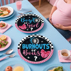 Cocomigo Burnouts or Bows Gender Reveal Decorations for 25 Guests - Image 5