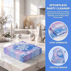 400 Pcs Disposable Winter Frozen Tableware Set for 50 Guests - Image 6