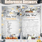 476 Pcs Halloween Baby Shower Games Sets, 8 Party Activities - Image 5