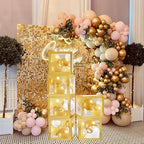 Ledido Transparent Balloon Boxes with 78 Letters Numbers for Custom Name - Image 4