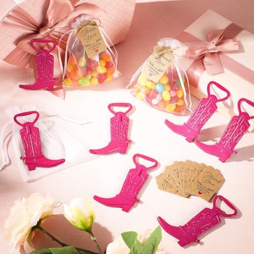 Meanplan Cowboy Boot Bottle Opener Party Favor Western Party Favor, 99 Pcs - Image 5