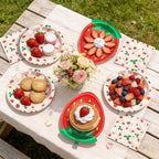 Strawberry Paper Plates Set, Strawberry Birthday Party Decorations, 50Set - Image 7