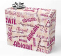AOFUN Personalized Name Text Wrapping Paper Designer Wrapping Paper Mens Wrapping Paper Christmas Funny Christmas Wrapping Paper 3 Rolls 58"" x 23"", Style 12 by Unknown