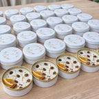 Personalized Coffee Scented Soy Wax Candle Favors with Cinnamon Stick & Dried Orange – Rustic Wedding, Bridal & Baby Shower, Birthday, Christmas Event Gifts (10–200 Bulk Available) - Image 5