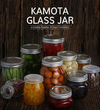 KAMOTA 16oz Regular Mouth Mason Jars, 16 Pack with Lids & Bands - Image 7