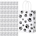 Blulu 100 Pcs Dog Paw Gift Bag,White Backing by Blulu
