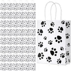 Blulu 100 Pcs Dog Paw Gift Bag,White Backing by Blulu