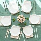 FYSUIMU 360Pcs Sage Green Plastic Silverware Heavy Duty Disposable Cutlery Set Includes Forks Spoons Knives for Wedding Birthday Bridal Baby Shower Party Utensil Supplies - Image 7