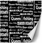 AOFUN Custom Name Text Wrapping Paper For Him Mens Wrapping Paper Christmas Wrapping Paper Thick Wrapping Paper Birthday First Birthday Wrapping Paper Boy 5 Rolls 58" x 23" - Image 3