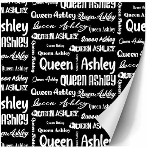 AOFUN Custom Name Text Wrapping Paper For Him Mens Wrapping Paper Christmas Wrapping Paper Thick Wrapping Paper Birthday First Birthday Wrapping Paper Boy 5 Rolls 58" x 23" - Image 3