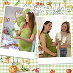 145 Pieces Locally Grown Baby Shower Gifts for Guest Farmers Market Baby On the Way Ballpoint Pens and Keychains Favors Bulk Retractable Baby Shower Pens Gender Reveal Greeting Cards Souvenirs Prizes - Image 7