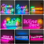 Outdoor Neon Sign Customizable Waterproof for Backyard LED Neon Name Sign - Image 2