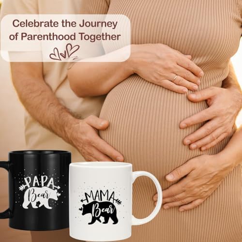 Breezy Valley Gender Reveal Gifts for New Parents - New Mom and Dad Gifts - Mama Papa Bear Gift Set - Baby Shower Gifts Basket - Pregnancy Gifts for Expecting Mom Dad to Be - First Time Mommy Gifts - Image 4