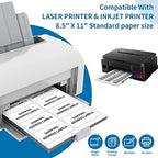2" x 4" (20000 Labels) Shipping Mailing Labels Printable White - Image 3