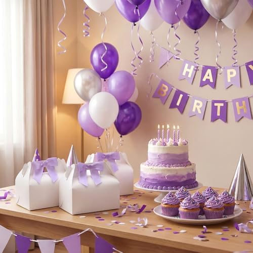 60 Pcs Bow Treat Boxes White Treat Gift Boxes with Satin Ribbon, Coquette Bow Themed Candy Box for Party Favor Snacks Cookie Wedding Birthday Bridal Baby Shower 6.4 x 3.6 x 3.2 Inches(Purple) - Image 3