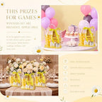 Nuogo 6 Sets New Parent Shower Prizes, Yellow Color, Daisy Style - Image 6