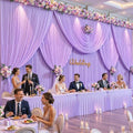 50ft x 10ft Wrinkle Free Lavender Wedding Backdrop Curtains for Party Bridal Shower Reception Decorations Lavender Fabric Curtain Backdrops Drapes for Photography Baby Shower Birthday Background by Tao-GePartyDecorations