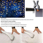 10x6ft Twinkle Twinkle Little Star Backdrops Navy Blue Galaxy Starry Night Gold Stars Photography Background for Adults Newborn Kids Birthday Baby Shower Party Decorations - Image 6