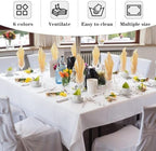 Fitable 6 Pack Purple Square Tablecloths 70x70 Inch for 2-4 Ft Tables - Image 7