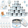 50Set Baby Shower Candle Party Favors Bear Lavender Scented Candles Bulk Favors for Guests Girl Boy Baby Shower Gender Reveal Party Gifts (Blue Bear) by VZCBZC