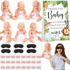 37 Pcs Baby Shower Diaper Changing Game Supplies, Jungle by Unknown